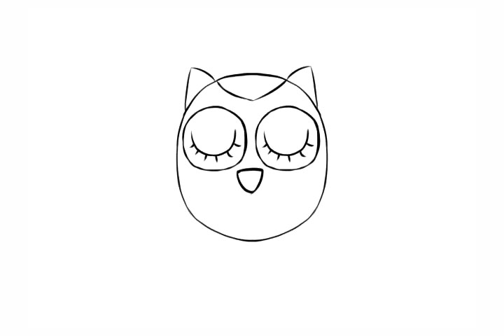 教你画一只萌萌的猫头鹰-图4