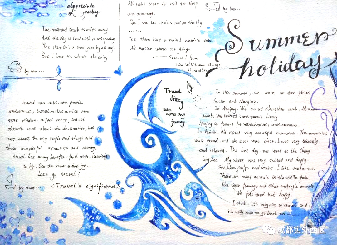 初二英语手抄报优秀作品-图2