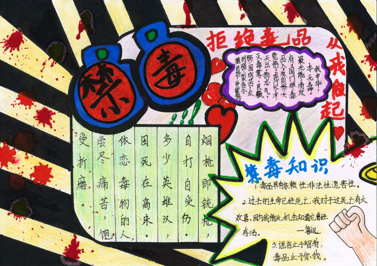 10张珍爱生命远离毒品手抄报-图10