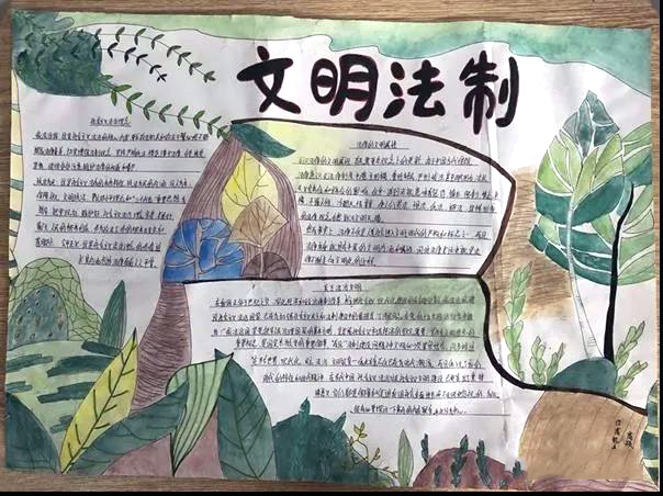 小学生法制教育手抄报-图5