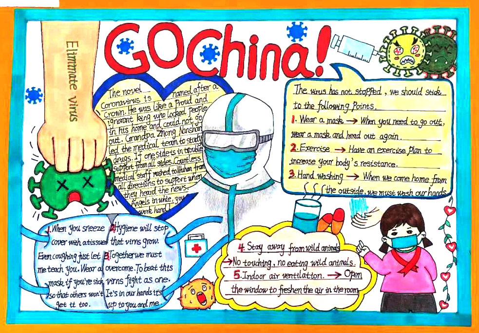 抗疫英雄李文亮手抄报绘画-图2