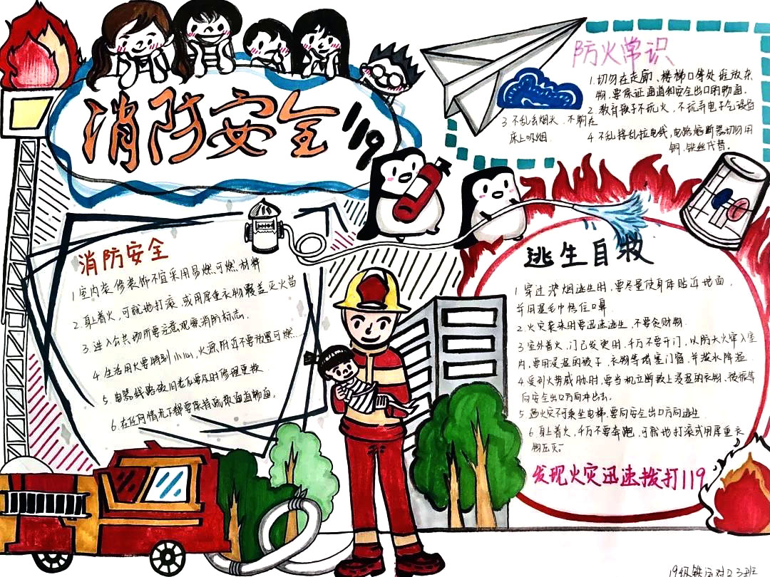 关于校园安全主的手抄报-图1