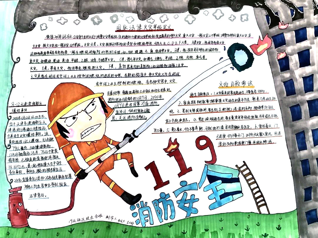 关于校园安全主的手抄报-图2