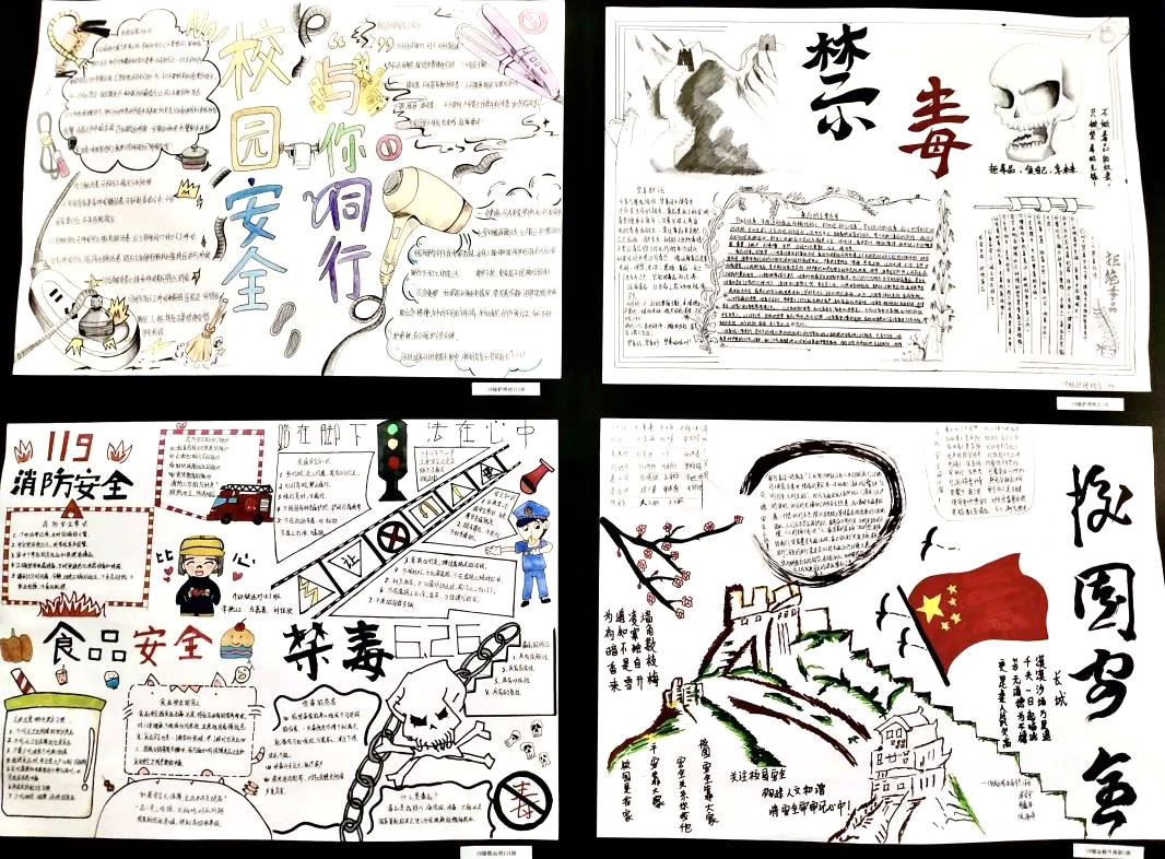 关于校园安全主的手抄报-图8