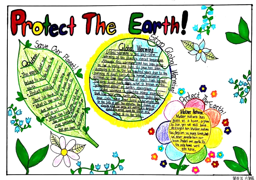 最简单英语手抄报-图1