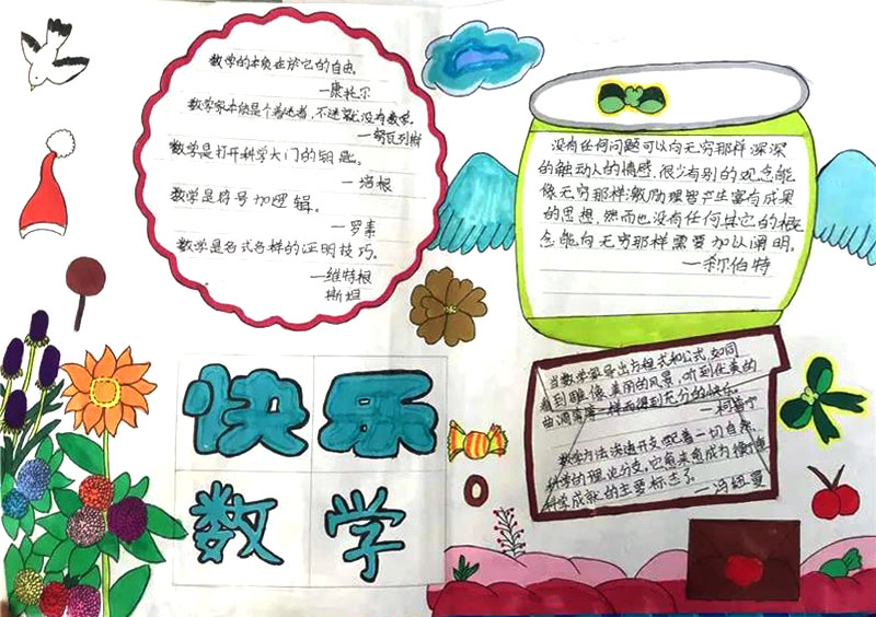 四年级数学手抄报简单又漂亮-图4