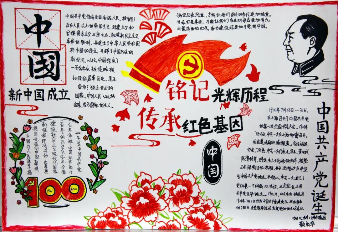 步骤2：题目：铭记光辉历程，传承红色基因 简要：铭记历史沉重，才能让我们的步伐更加稳重；传承红色基因，才能让我们奋进的姿态更加有力；用最亮的红色，奋力建设起更加可爱的中国。