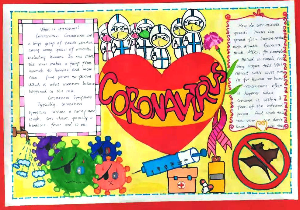 关于普及新冠病毒相关知识的英语手抄报-图2