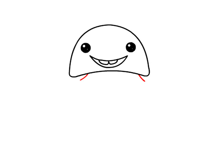 如何画可爱小水母-图6