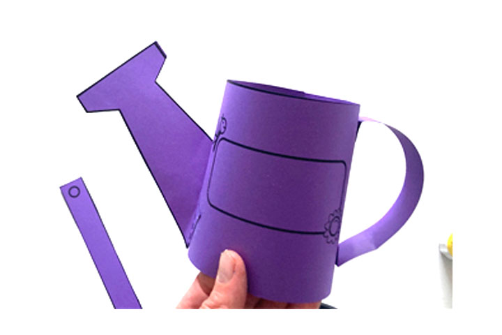 喷壶卡纸手工教程-图8