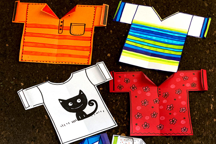 T恤卡纸手工教程