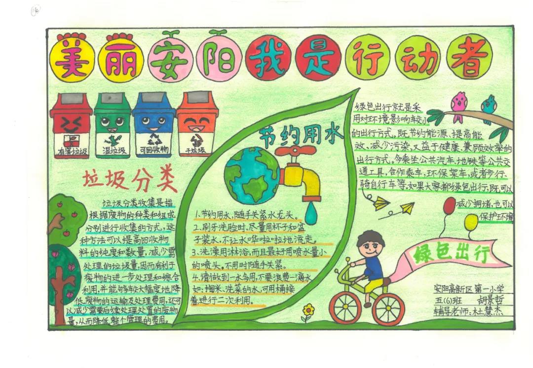 简单漂亮的低碳绿色环保手抄报-图2