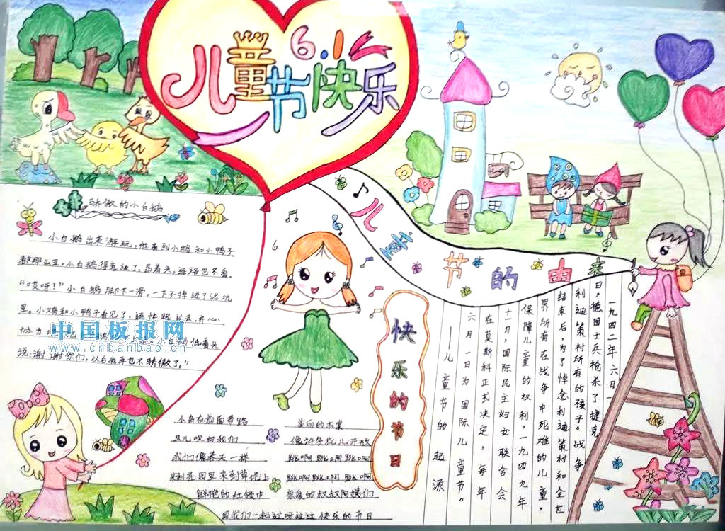 六一手抄报内容（附儿童节思维导图手抄报）-图4