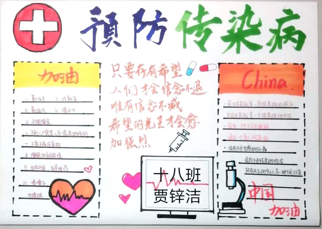 传染病防控手抄报怎么画-图3