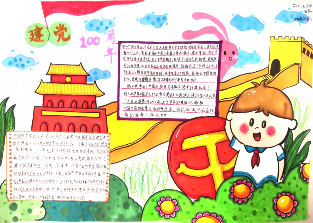 关于学党史的手抄报简单又漂亮-图2