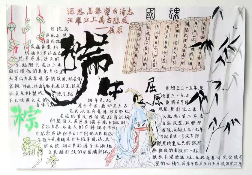 端午节手抄报怎么画简单又漂亮-图6