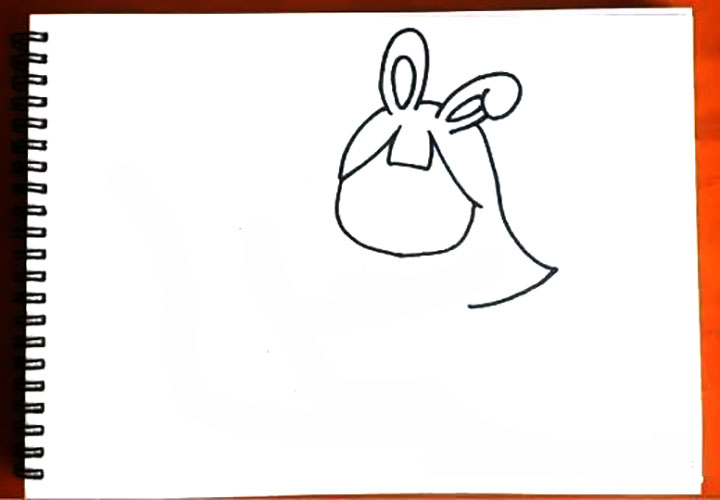 中秋月儿圆 中秋节主题儿童画教程-图4