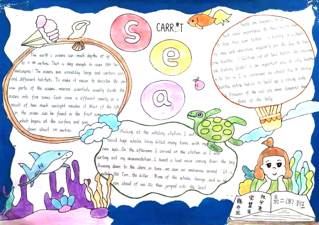 简单漂亮的英语手抄报-图3