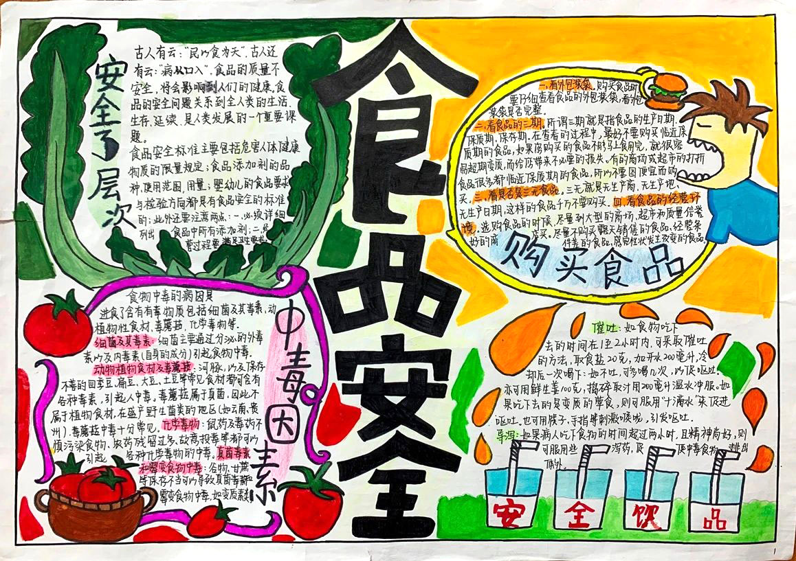 6张关于食品安全的手抄报图片-图3