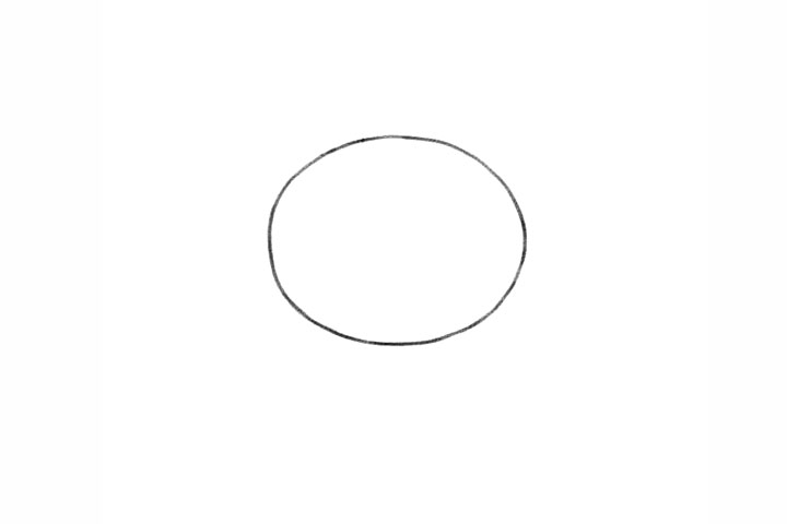 一只可爱的小白兔简笔画-图1