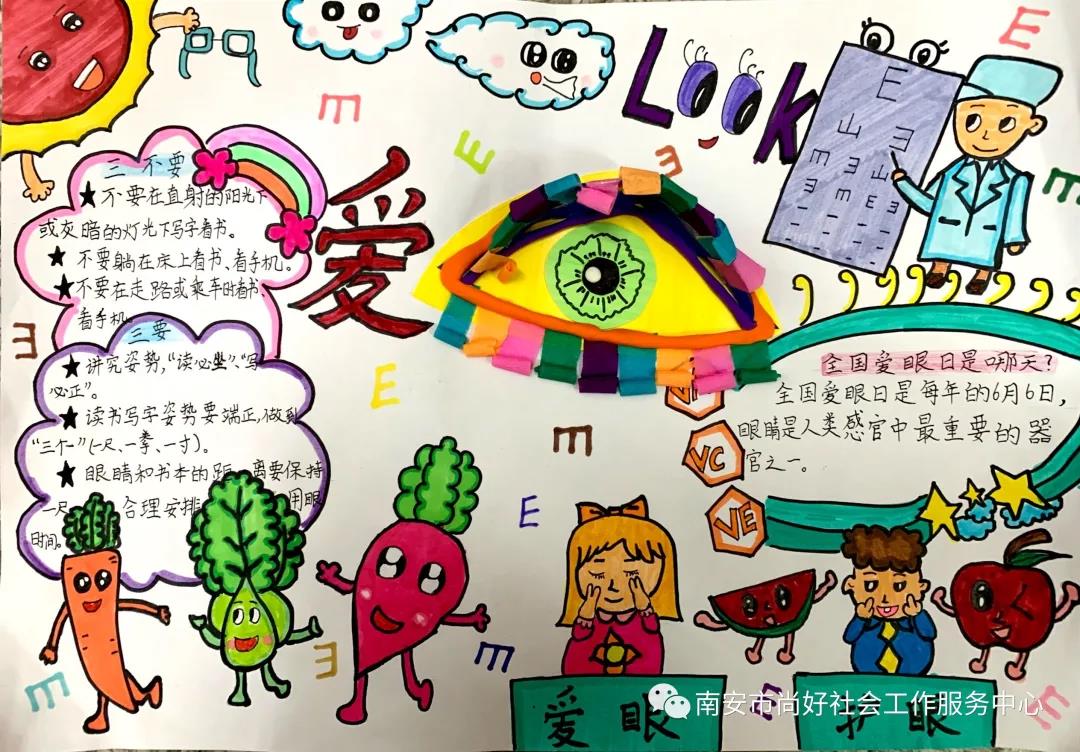 保护视力从我做起手抄报图片-图11
