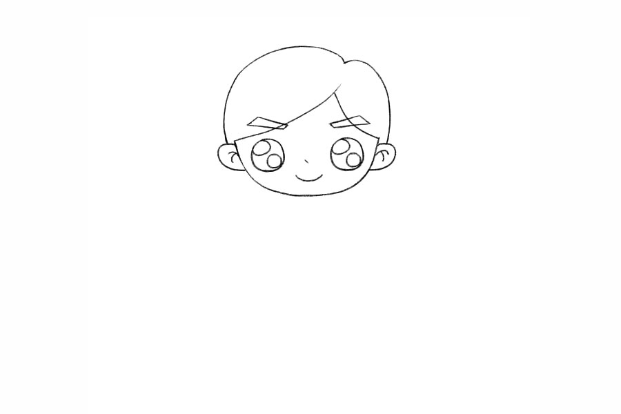 帅气的小王子简笔画-图4