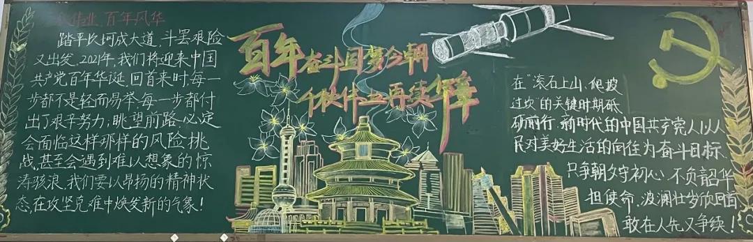 庆祝建党100周年主题板报-图3