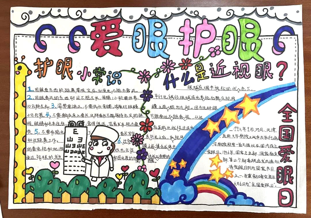 “预防近视 科学用眼”手抄报及内容-图3