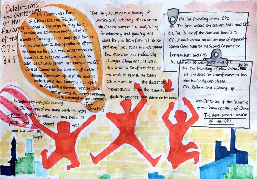 简单漂亮的初中英语手抄报-图1