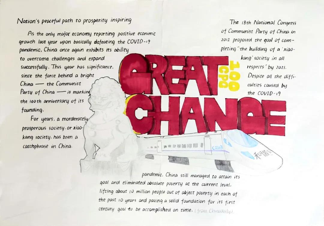 简单漂亮的初中英语手抄报-图8