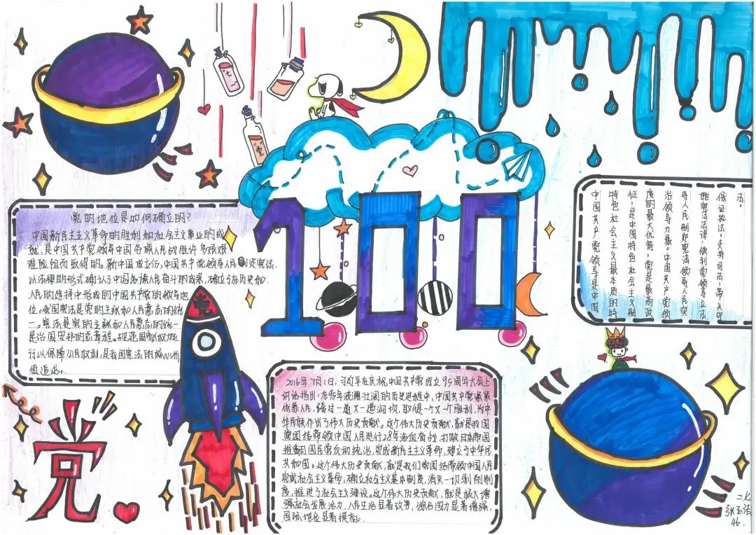 “迎七一，颂党恩”手抄报-图5