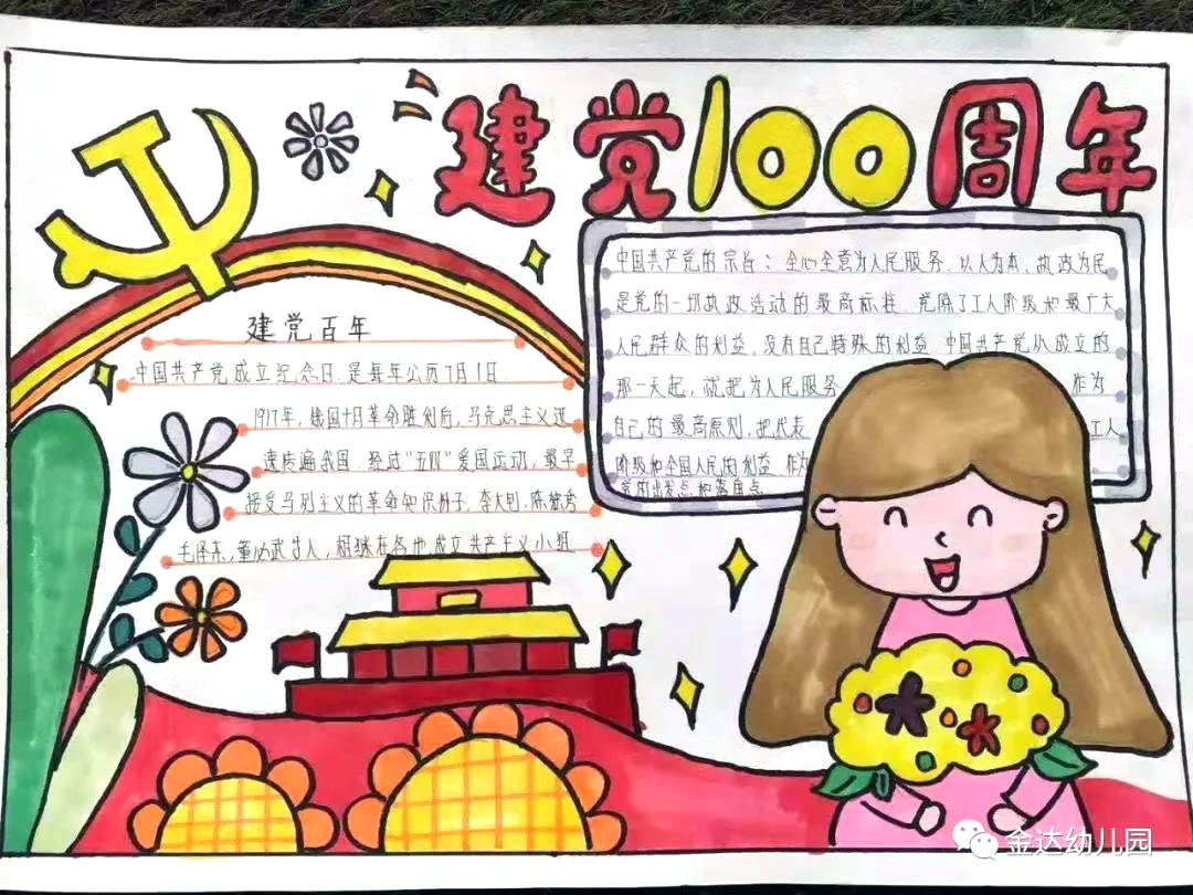 2021年建党节手抄报图片大全-图5