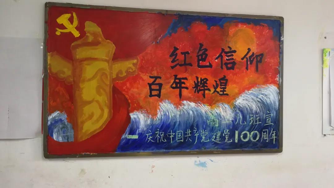 “纪念中国共产党建党100周年”主题板报-图2