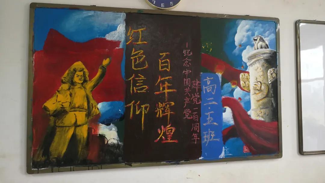 “纪念中国共产党建党100周年”主题板报-图5