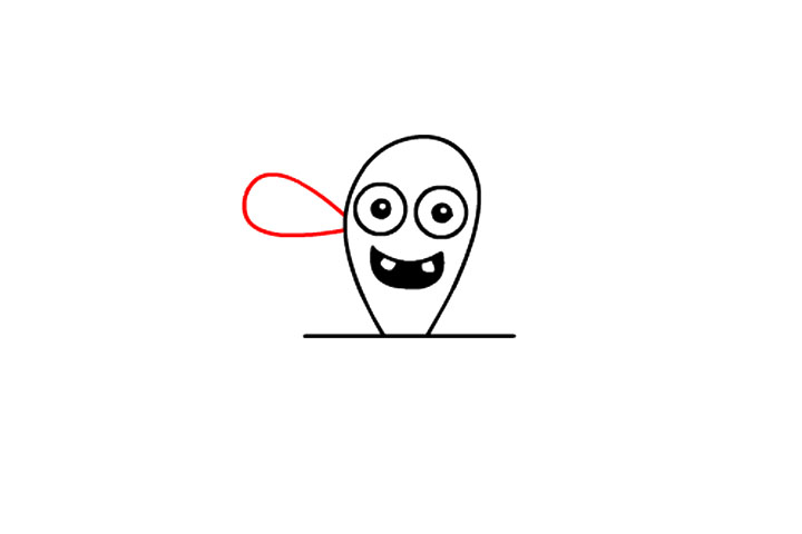 有趣的卡通仙人掌简笔画-图5