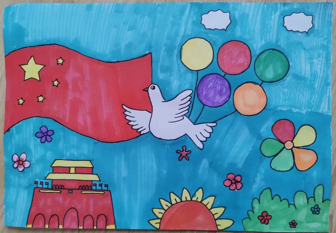 庆祝党建100周年的简笔画图片-图3