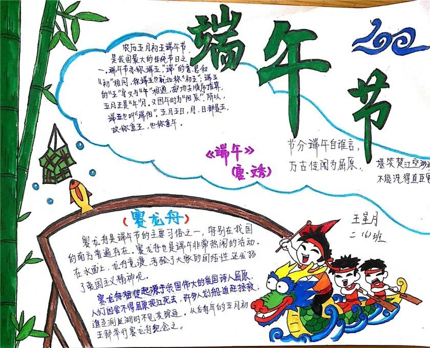 超级简单的端午节手抄报-图2