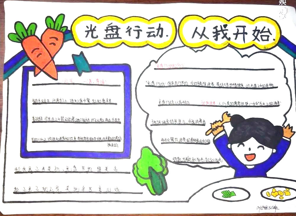 关于节约粮食主题的手抄报-图5