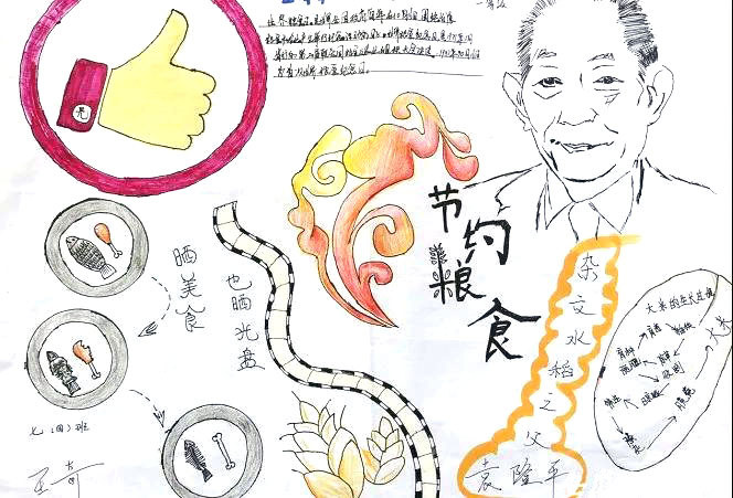 非常有创意的文明餐桌手抄报-图3