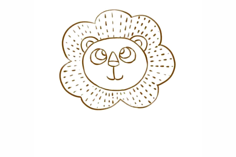 画一头萌萌哒的小狮子-图6