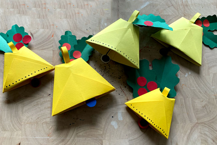 圣诞铃铛折纸教程