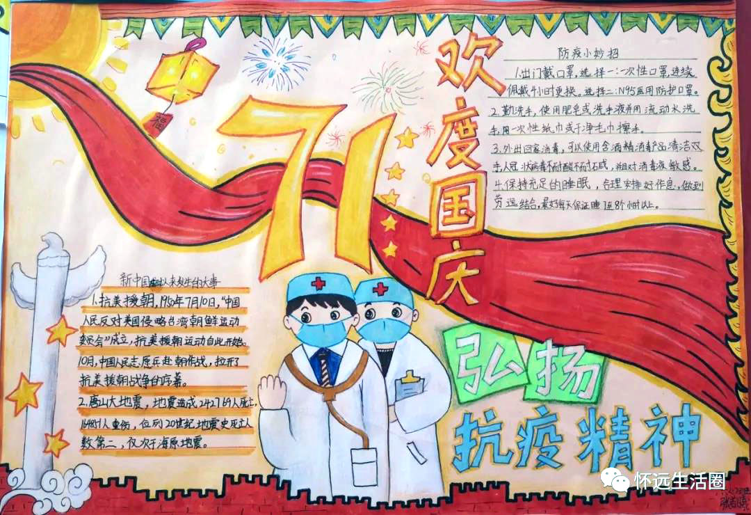 “庆十一，爱我祖国”主题手抄报-图3