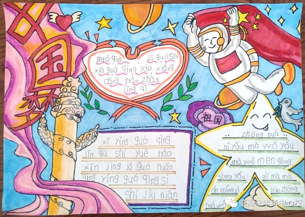 2021年欢度国庆手抄报版面设计图-图3