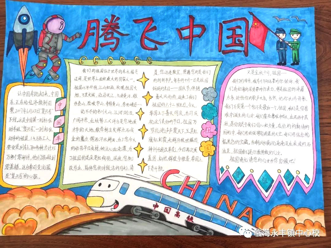 2021年欢度国庆手抄报版面设计图-图5