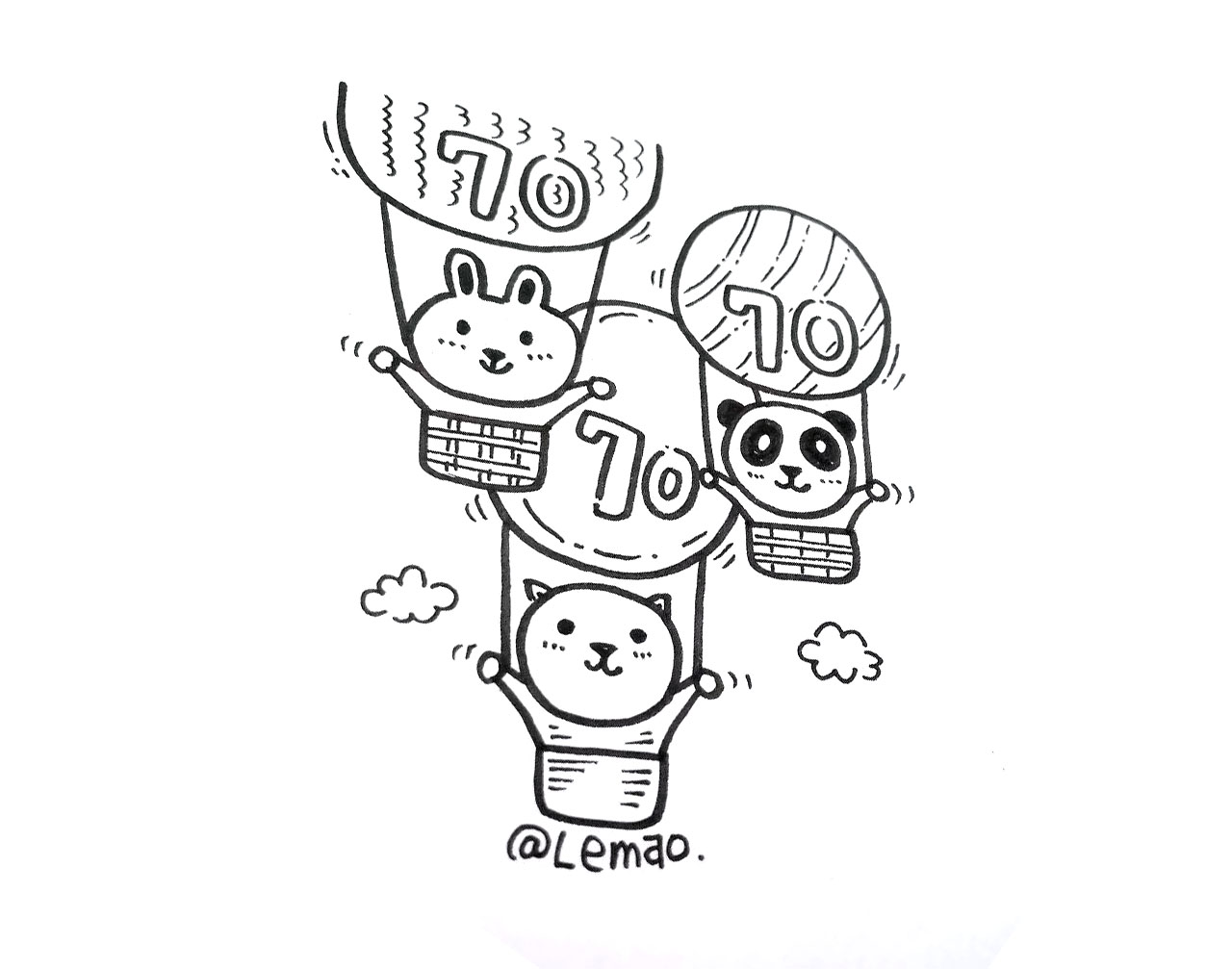 8张漂亮的国庆节手抄报绘画素材-图2