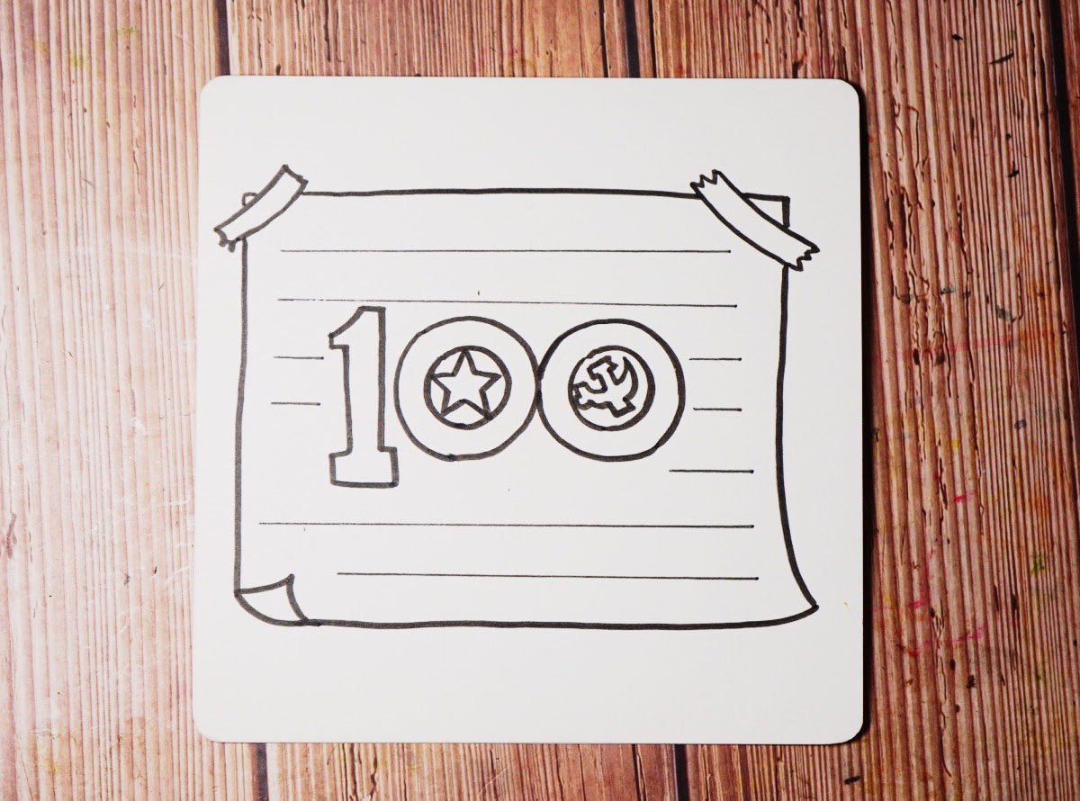 建党100周年手抄报边框绘画-图6