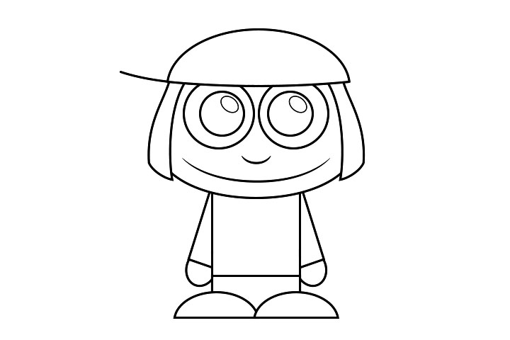 简单易画的小孩子简笔画-图6