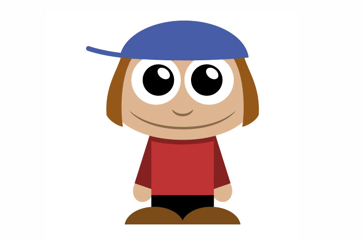 简单易画的小孩子简笔画