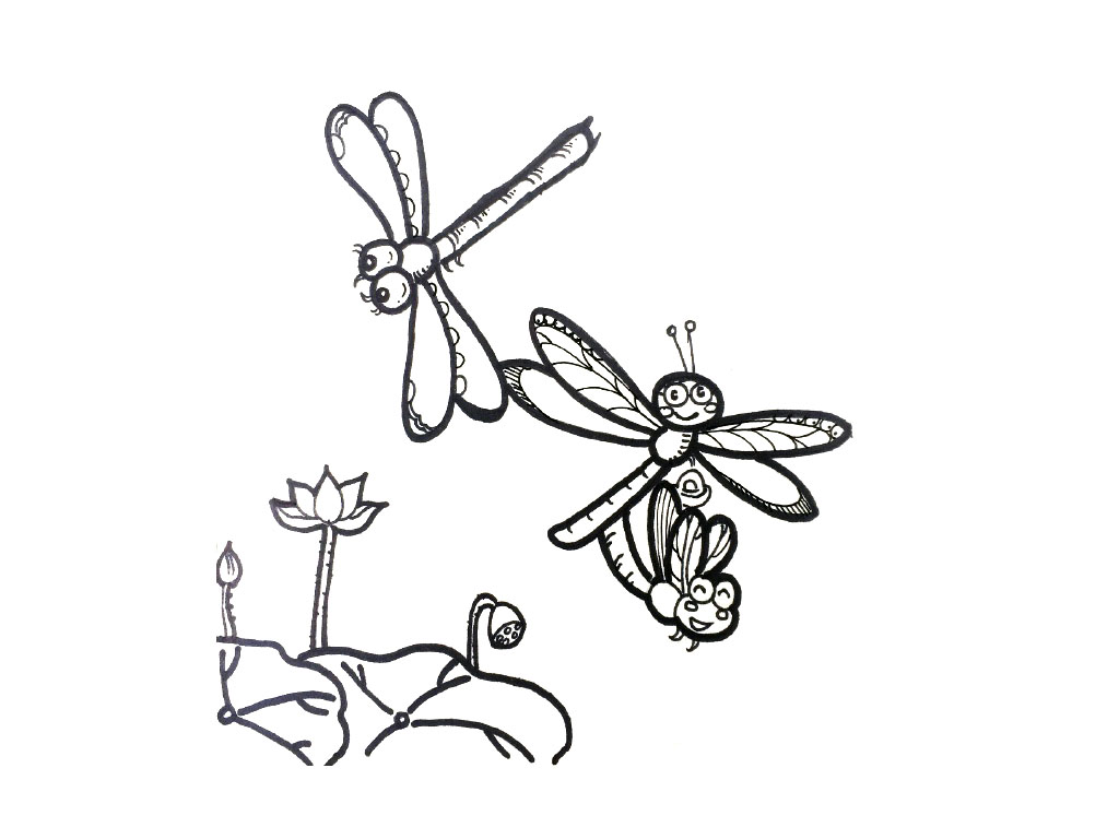 6种蜻蜓的画法简单又漂亮-图4