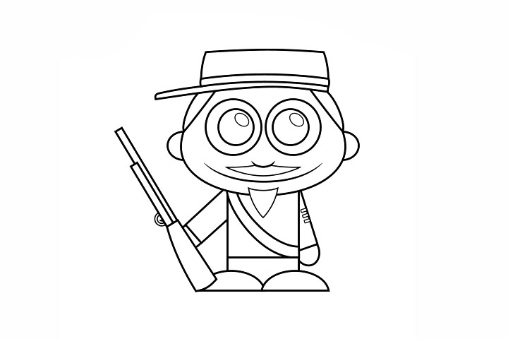 如何画同盟国士兵-图6